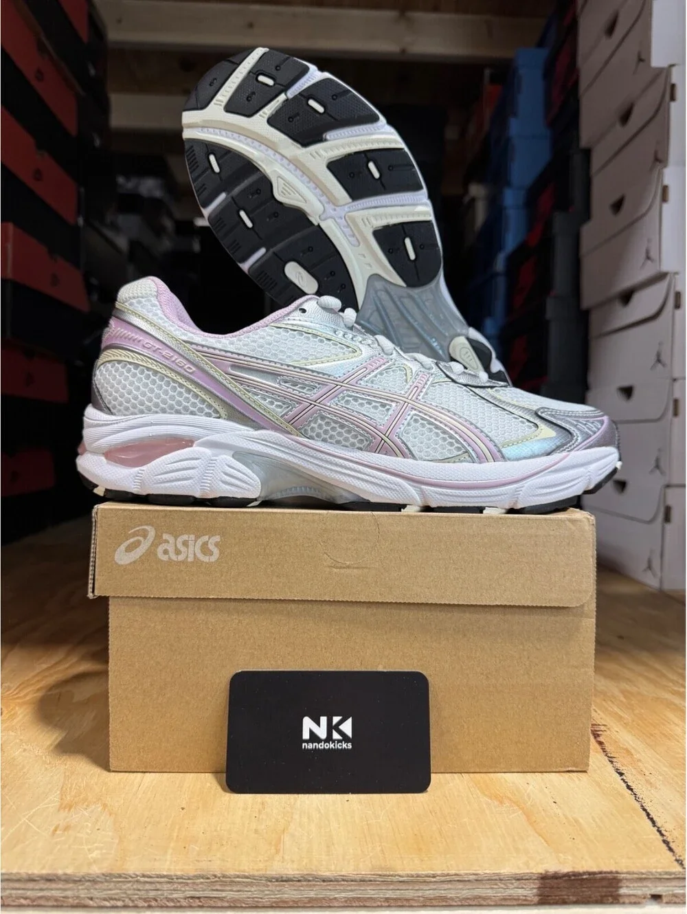 ASICS GT 2160 'White Rose Water' MENS SIZE 9